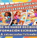 COMIENZO DE TALLERES EXTRAESCOLARES 2026